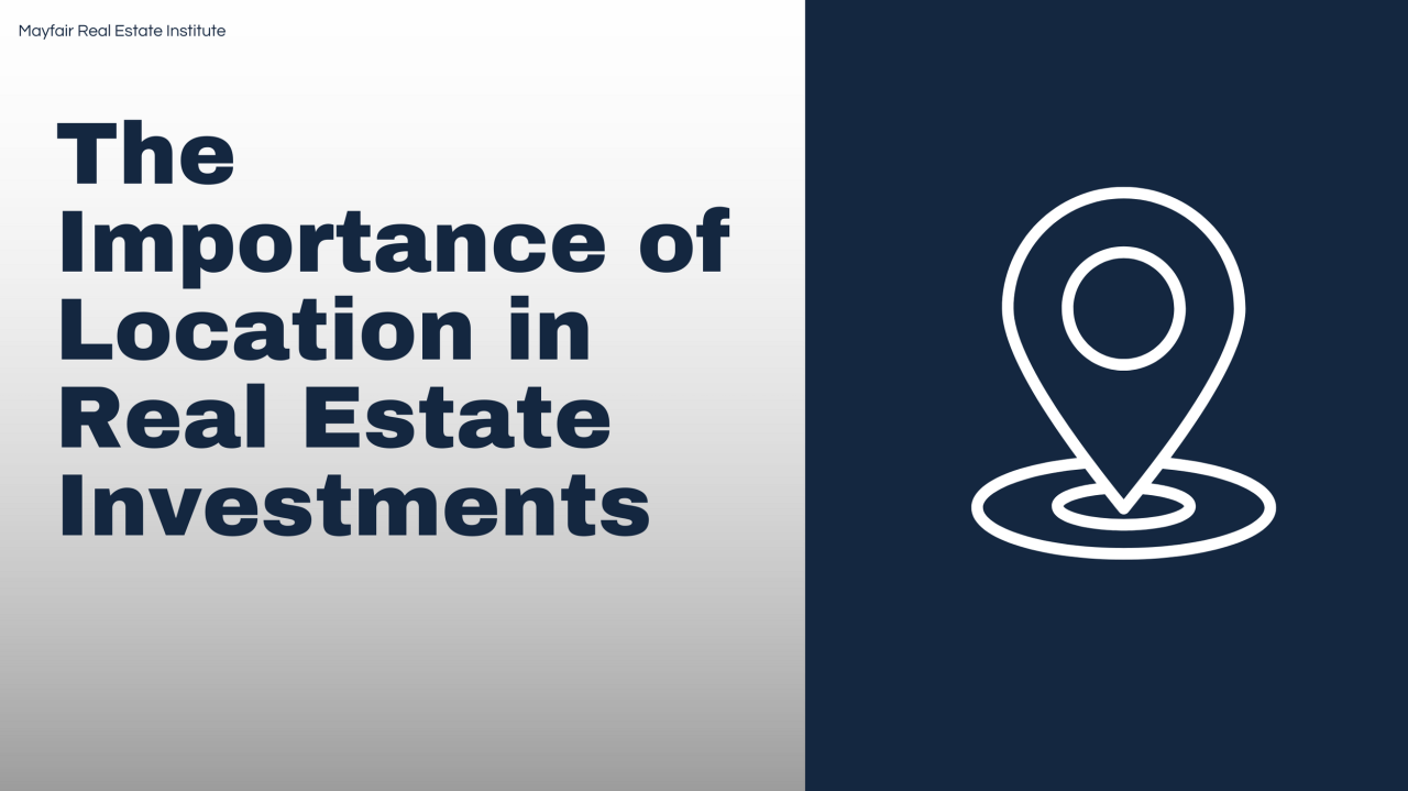 How To Choose The Best Location For Real Estate Investment