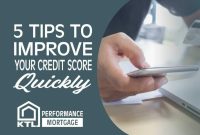 Ways To Improve Your Credit Score Quickly