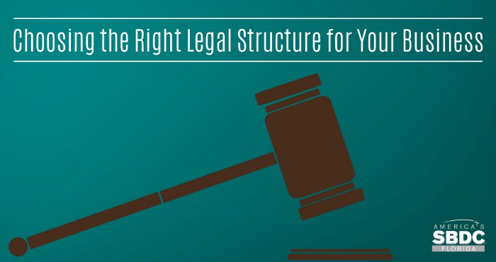 How To Choose The Right Legal Structure For A Business