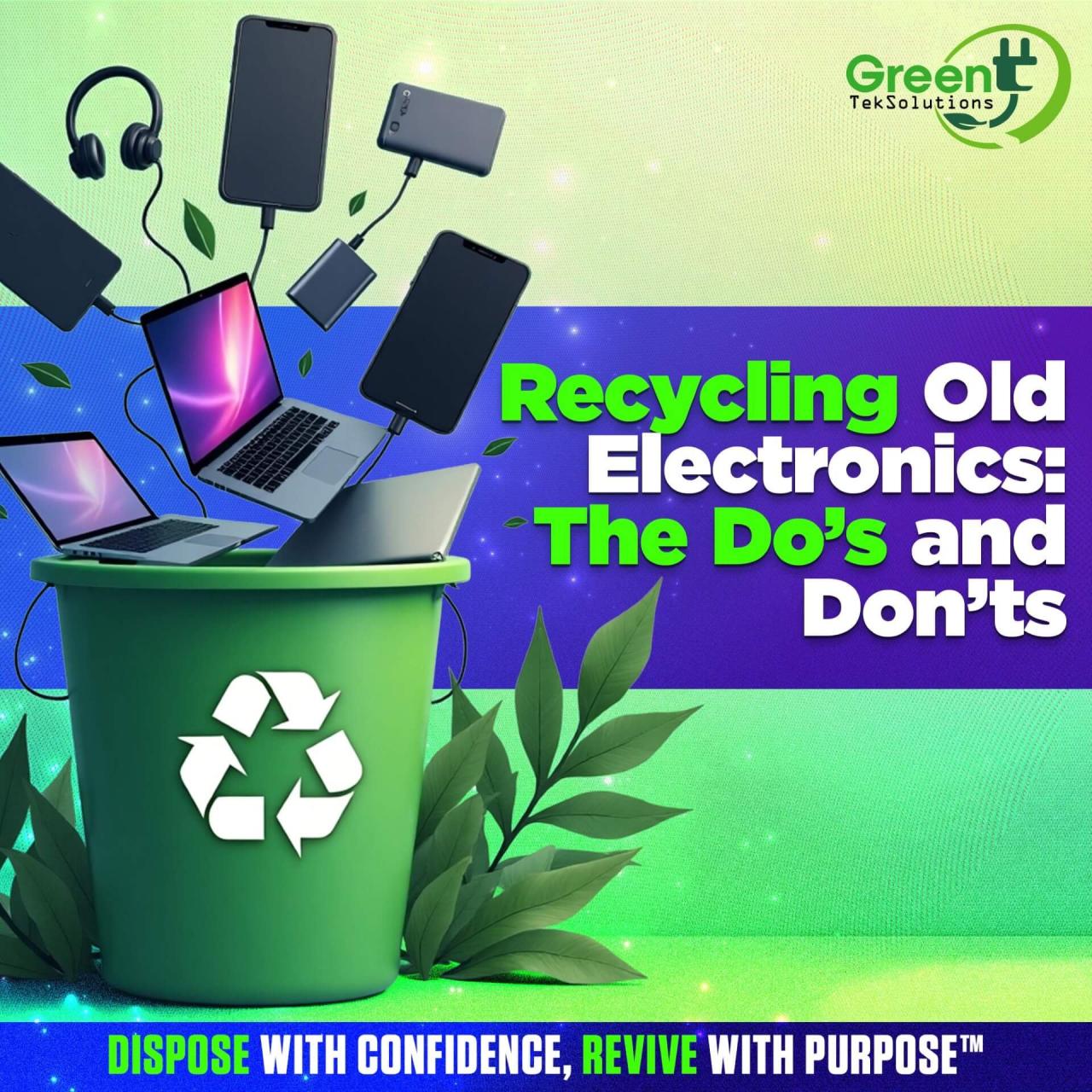 Best Practices For Recycling Old Electronics Safely